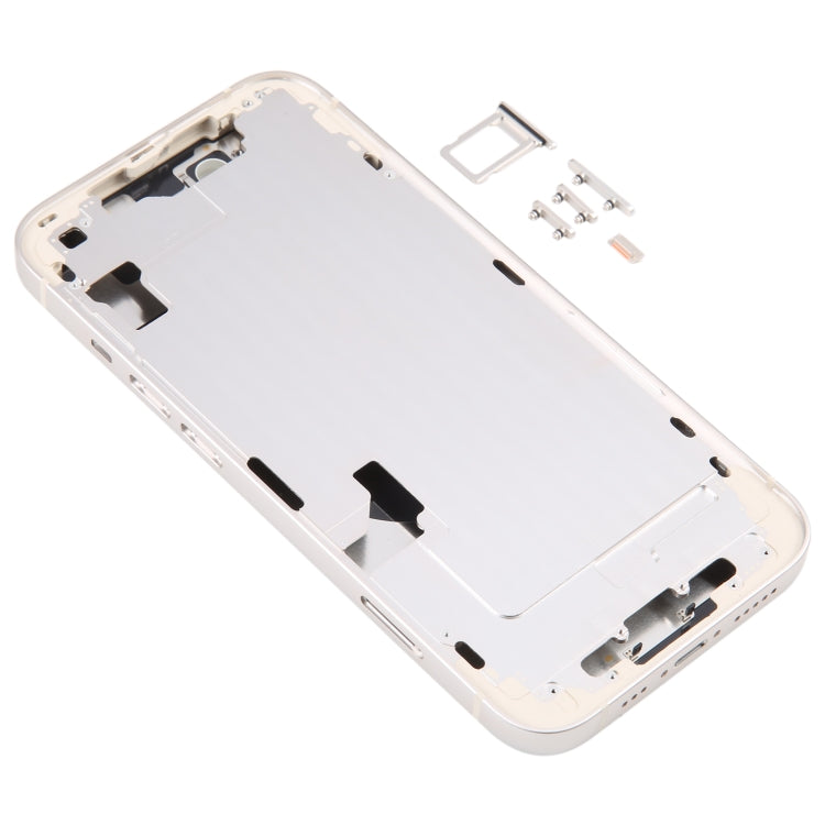 For iPhone 14 Battery Back Cover with Middle Frame / Side Keys