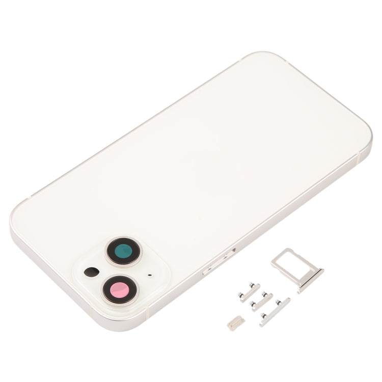 For iPhone 14 Battery Back Cover with Middle Frame / Side Keys