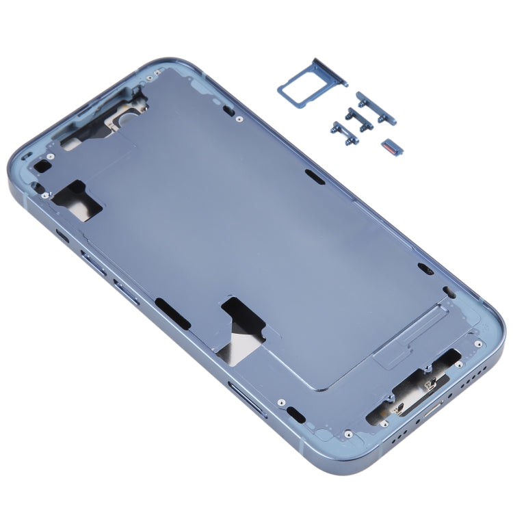 For iPhone 14 Battery Back Cover with Middle Frame / Side Keys