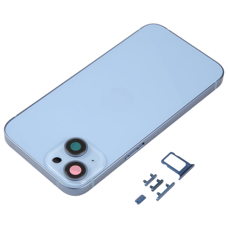For iPhone 14 Battery Back Cover with Middle Frame / Side Keys