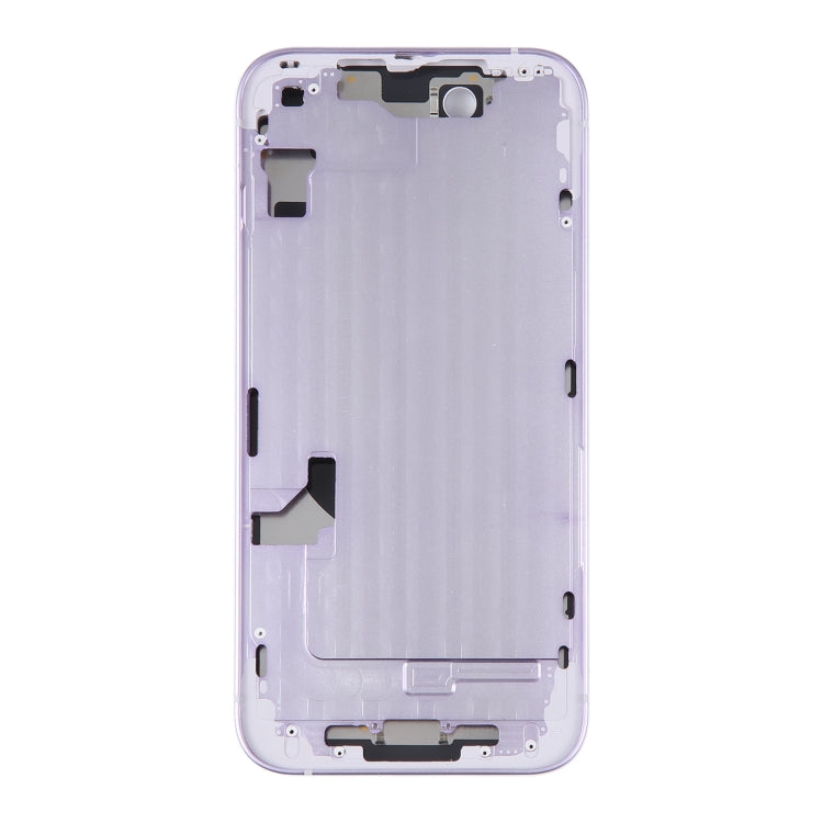 For iPhone 14 Battery Back Cover with Middle Frame / Side Keys