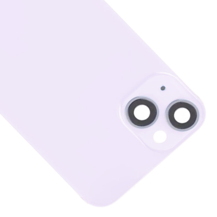 For iPhone 14 Plus Glass Battery Back Cover with Flash Bracket + Wireless Charging Module