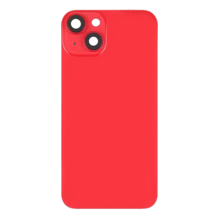 For iPhone 14 Plus Glass Battery Back Cover with Flash Bracket + Wireless Charging Module
