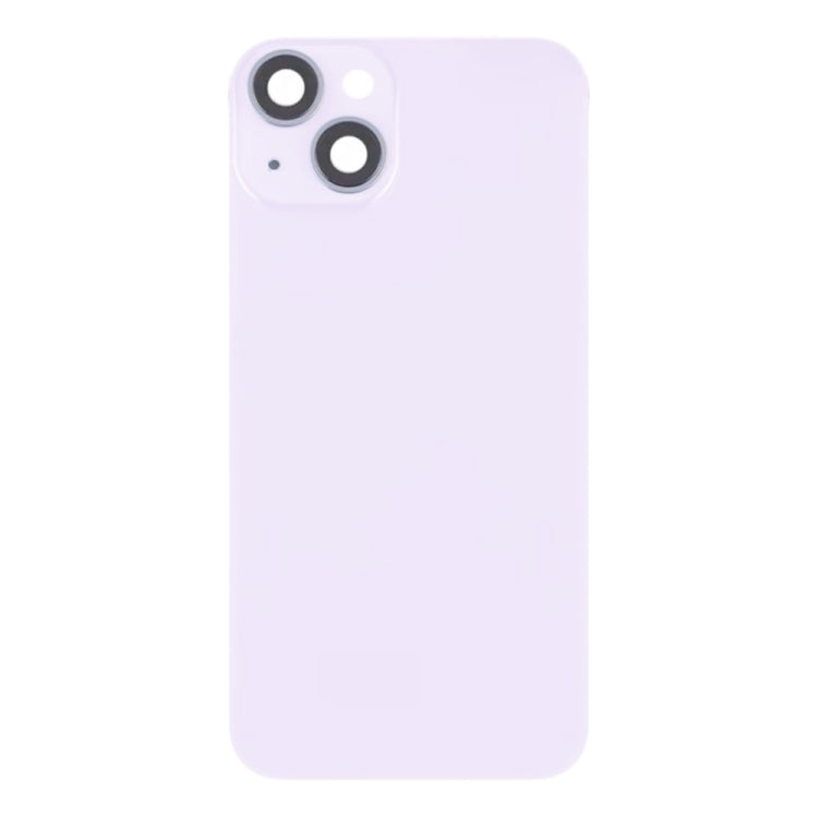 For iPhone 14 Glass Battery Back Cover with Flash Bracket + Wireless Charging Module
