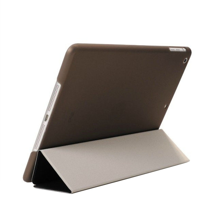 For iPad Air / iPad 5 Horizontal Flip Leather Case with Three-folding Holder