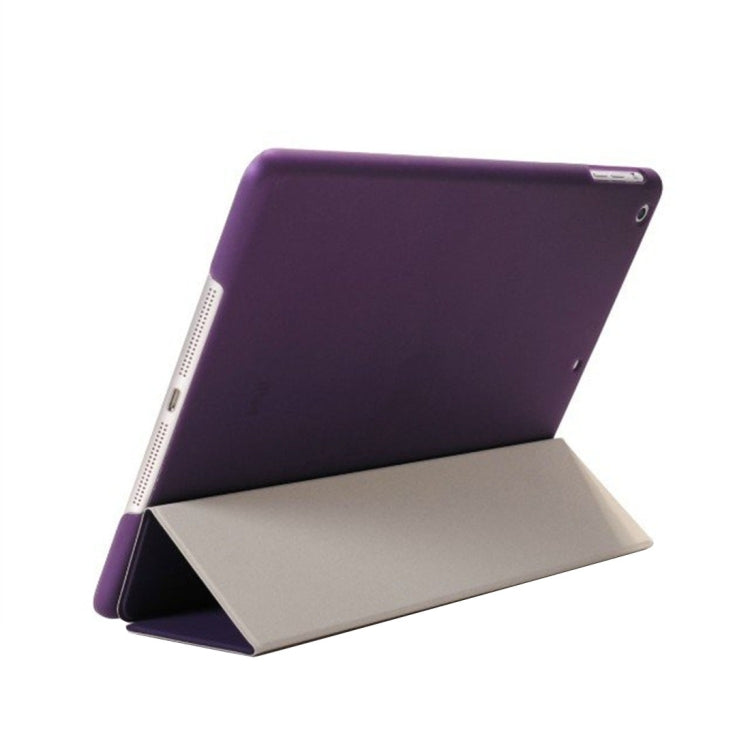 For iPad Air / iPad 5 Horizontal Flip Leather Case with Three-folding Holder