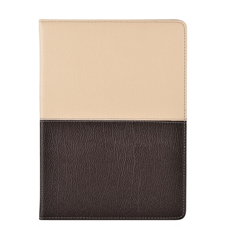 For iPad Air / iPad 5 Double Color Horizontal Flip PU Leather Case with Holder & Card Slots & Wallet & Hand Straps