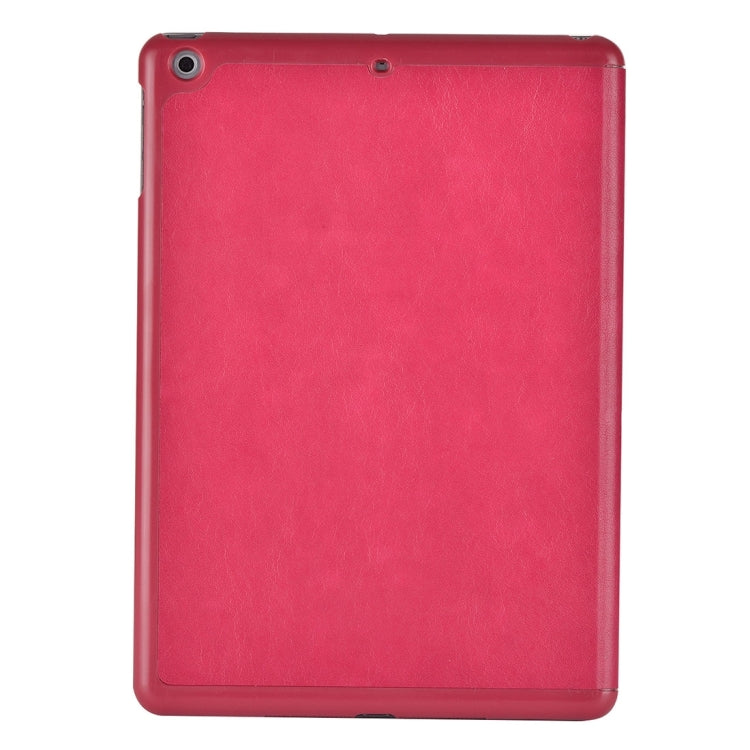 For iPad Air / iPad 5 Crazy Horse Texture Horizontal Flip Leather Case with 4-folding Holder