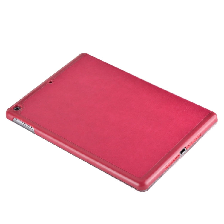For iPad Air / iPad 5 Crazy Horse Texture Horizontal Flip Leather Case with 4-folding Holder
