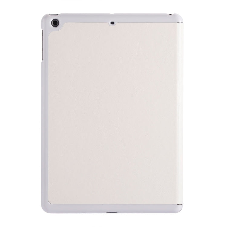 For iPad Air / iPad 5 Crazy Horse Texture Horizontal Flip Leather Case with 4-folding Holder