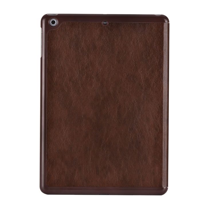 For iPad Air / iPad 5 Crazy Horse Texture Horizontal Flip Leather Case with 4-folding Holder