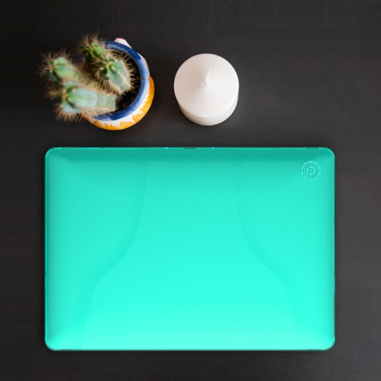 Multi-function Ultra-thin Translucent Heat Dissipation Laptop PC Protective Case for MacBook Air 13.3 inch(2018), with Holder & Handle & Slip-resistant Feet