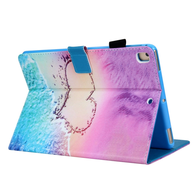 Heart Pattern Horizontal Flip Leather Case for iPad Air / Air 2 / iPad Pro 9.7 2016 / iPad 9.7 2017 / 9.7 2018, with Holder & Card Slot & Wallet