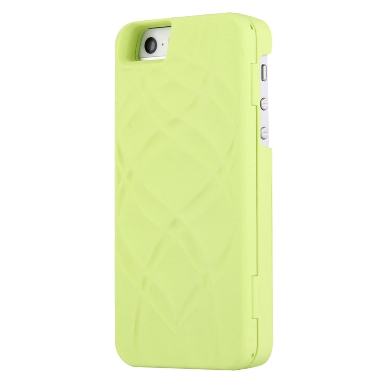 For iPhone 5 & 5s & SE Back Cover Style Mirror Hard Case with Card Slot