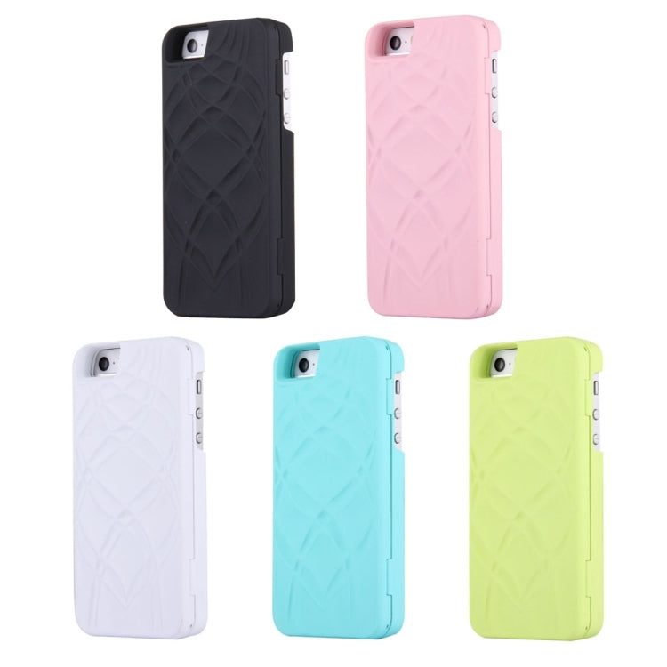 For iPhone 5 & 5s & SE Back Cover Style Mirror Hard Case with Card Slot