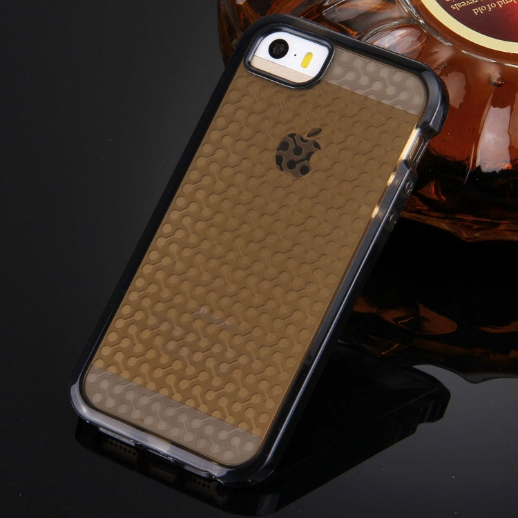 For iPhone 5 & 5s & SE Dumbbell Texture TPU Protective Case