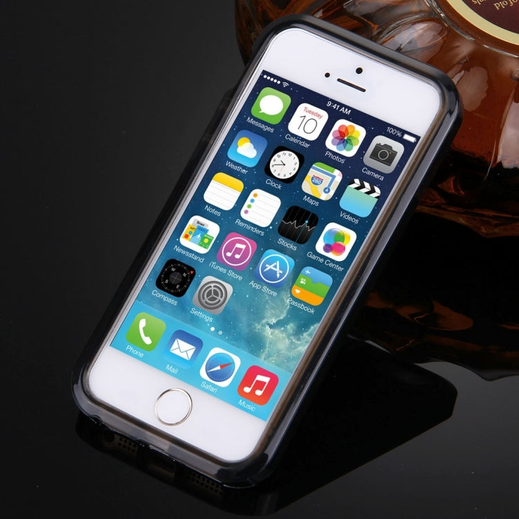 For iPhone 5 & 5s & SE Dumbbell Texture TPU Protective Case