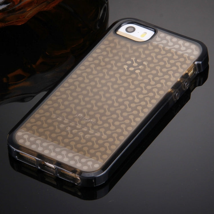 For iPhone 5 & 5s & SE Dumbbell Texture TPU Protective Case