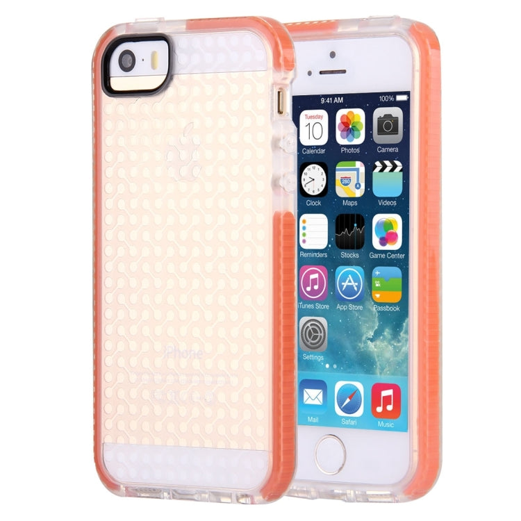 For iPhone 5 & 5s & SE Dumbbell Texture TPU Protective Case