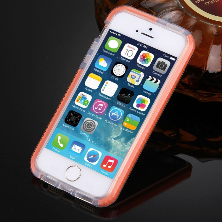For iPhone 5 & 5s & SE Dumbbell Texture TPU Protective Case