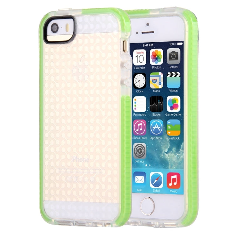 For iPhone 5 & 5s & SE Dumbbell Texture TPU Protective Case