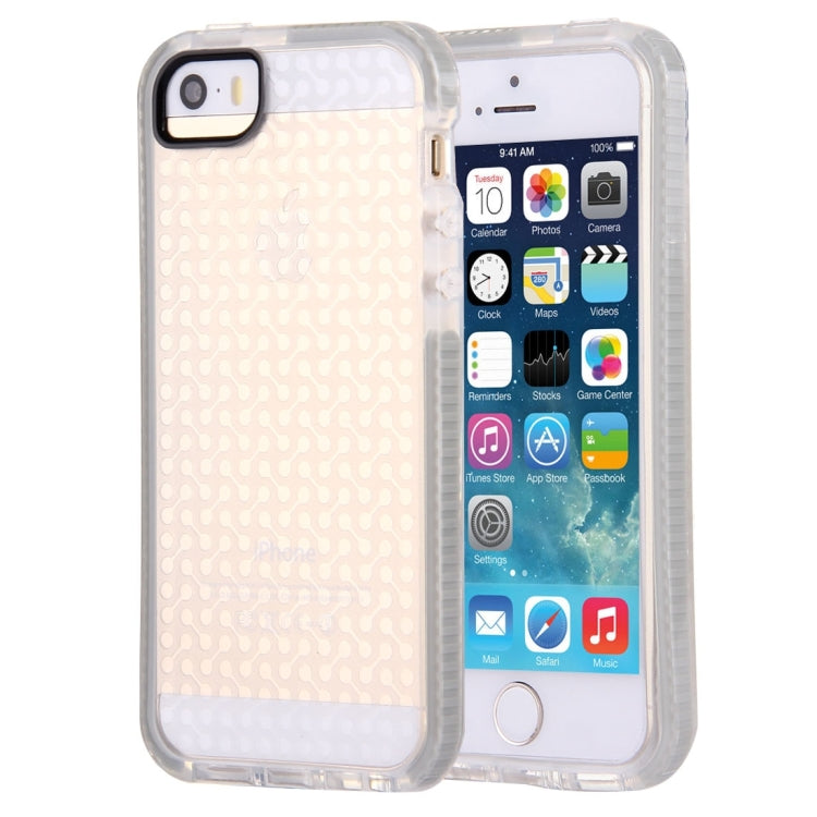 For iPhone 5 & 5s & SE Dumbbell Texture TPU Protective Case