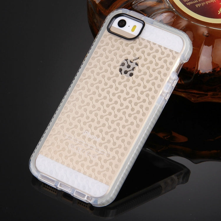 For iPhone 5 & 5s & SE Dumbbell Texture TPU Protective Case
