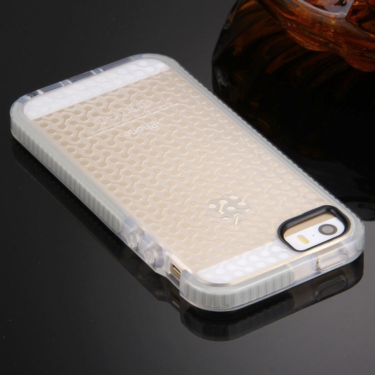 For iPhone 5 & 5s & SE Dumbbell Texture TPU Protective Case