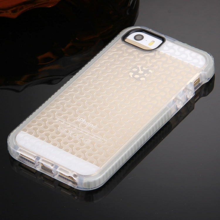 For iPhone 5 & 5s & SE Dumbbell Texture TPU Protective Case