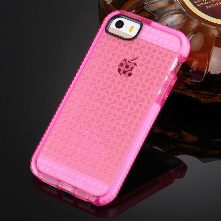 For iPhone 5 & 5s & SE Dumbbell Texture TPU Protective Case