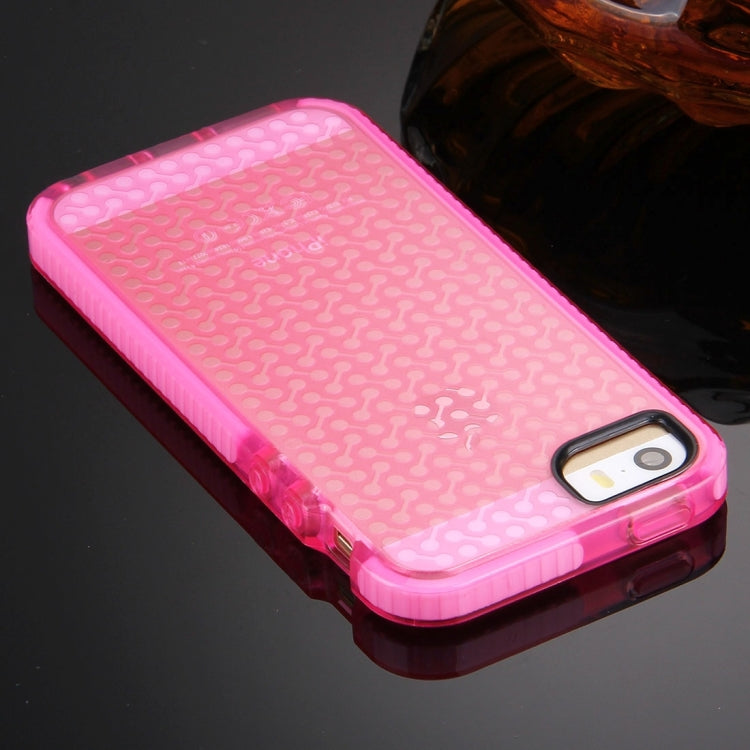 For iPhone 5 & 5s & SE Dumbbell Texture TPU Protective Case