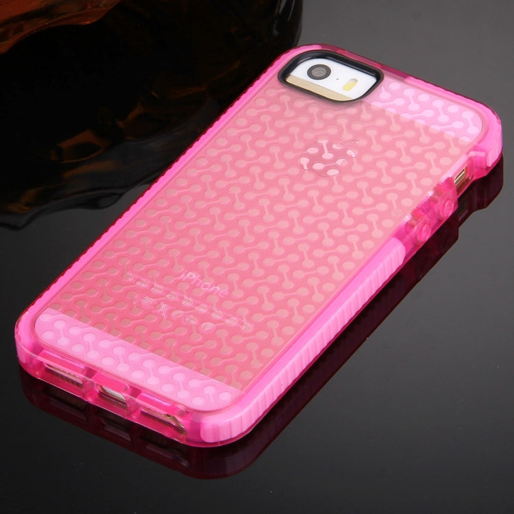 For iPhone 5 & 5s & SE Dumbbell Texture TPU Protective Case