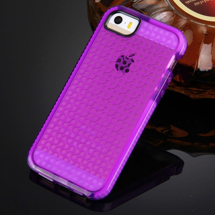 For iPhone 5 & 5s & SE Dumbbell Texture TPU Protective Case