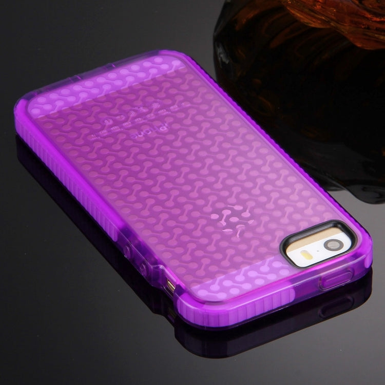 For iPhone 5 & 5s & SE Dumbbell Texture TPU Protective Case