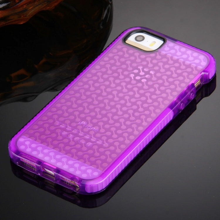 For iPhone 5 & 5s & SE Dumbbell Texture TPU Protective Case