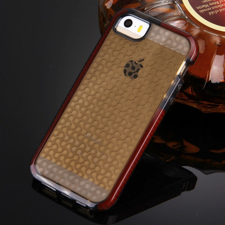 For iPhone 5 & 5s & SE Dumbbell Texture TPU Protective Case