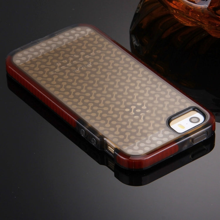 For iPhone 5 & 5s & SE Dumbbell Texture TPU Protective Case
