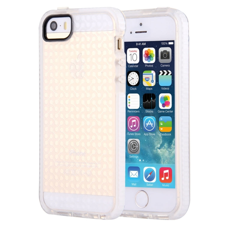 For iPhone 5 & 5s & SE Dumbbell Texture TPU Protective Case