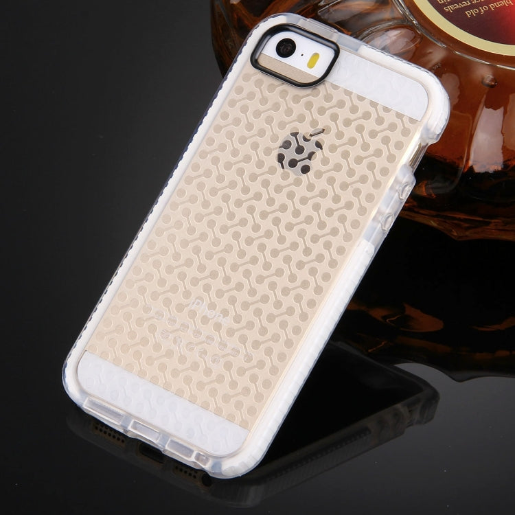 For iPhone 5 & 5s & SE Dumbbell Texture TPU Protective Case