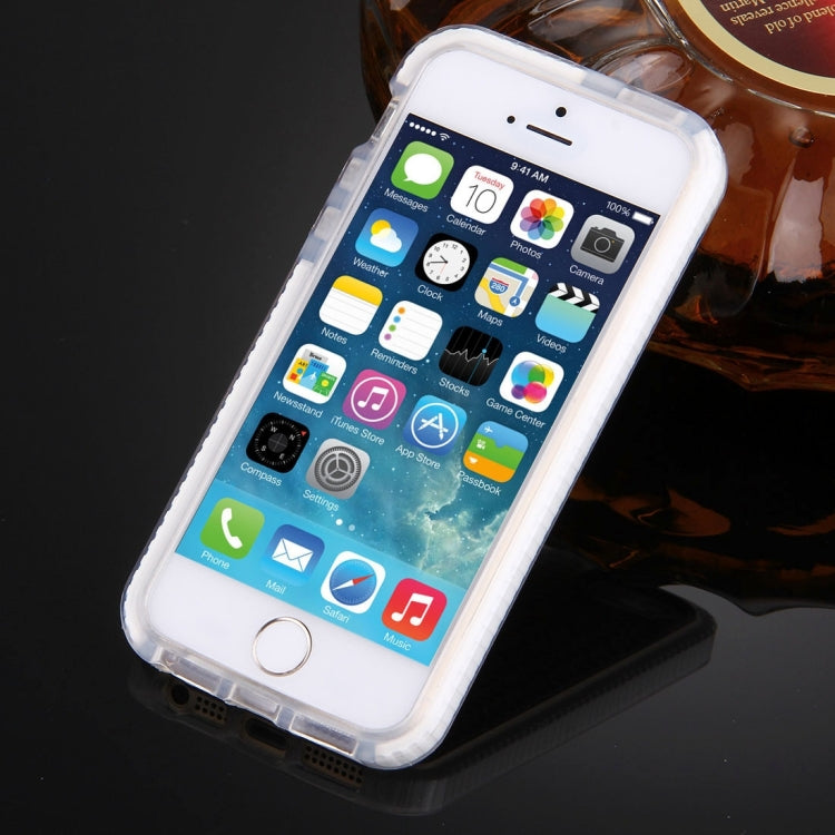 For iPhone 5 & 5s & SE Dumbbell Texture TPU Protective Case