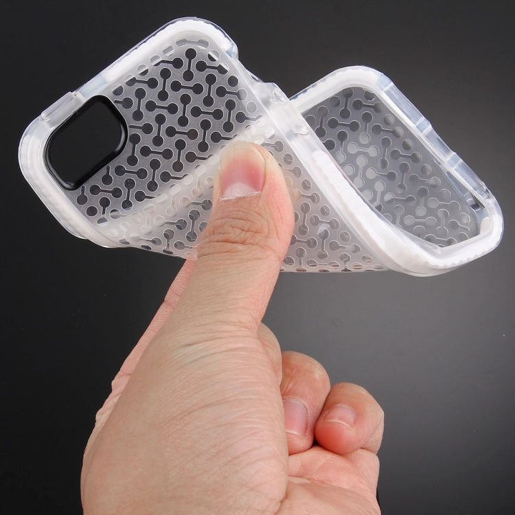 For iPhone 5 & 5s & SE Dumbbell Texture TPU Protective Case