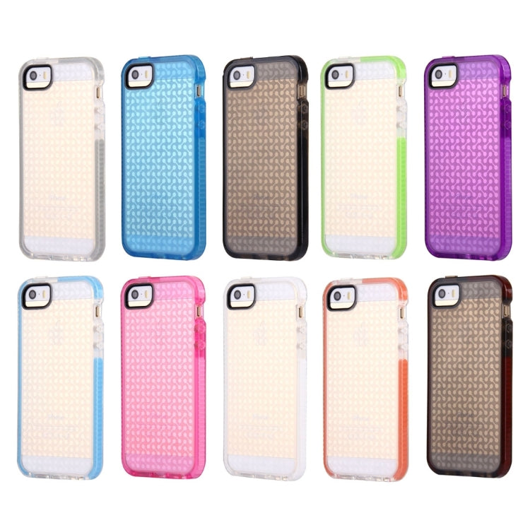 For iPhone 5 & 5s & SE Dumbbell Texture TPU Protective Case