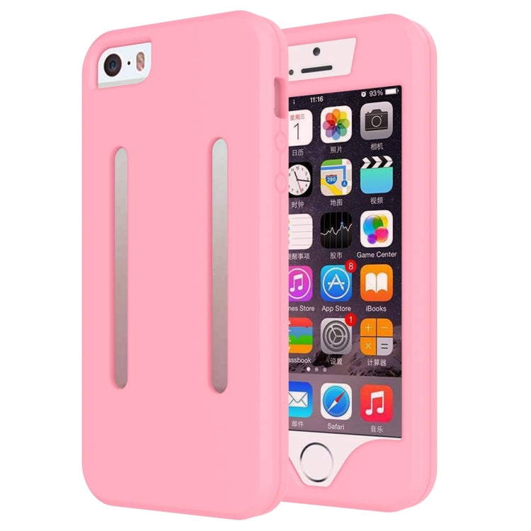 2 in 1 for iPhone 5 & 5S & SE Dual Control Sport Armband with Detachable Premium Silicone Case