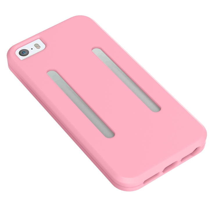2 in 1 for iPhone 5 & 5S & SE Dual Control Sport Armband with Detachable Premium Silicone Case