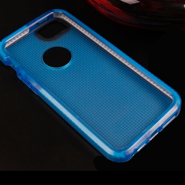 For iPhone 5 & 5s & SE Weaving Texture Transparent TPU Protective Case