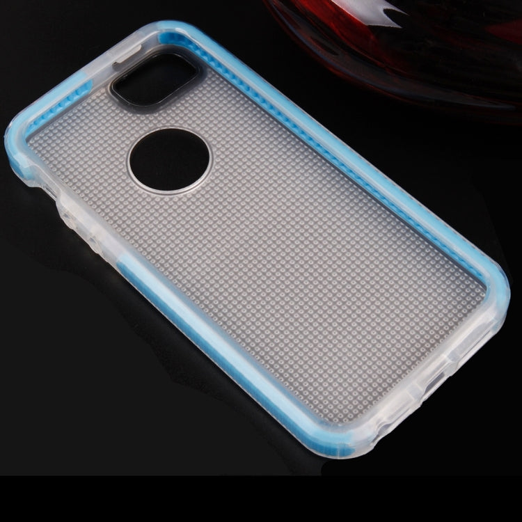 For iPhone 5 & 5s & SE Weaving Texture Transparent TPU Protective Case
