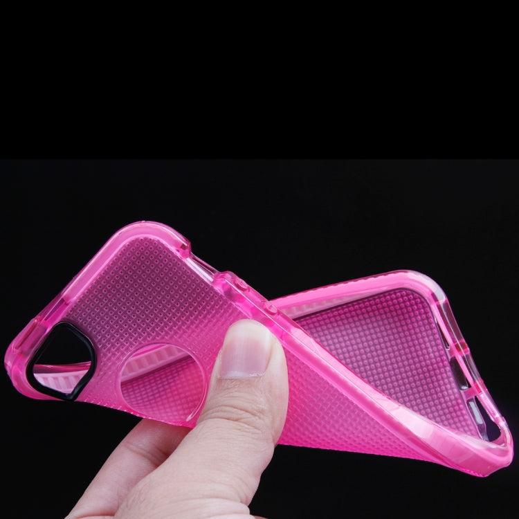 For iPhone 5 & 5s & SE Weaving Texture Transparent TPU Protective Case