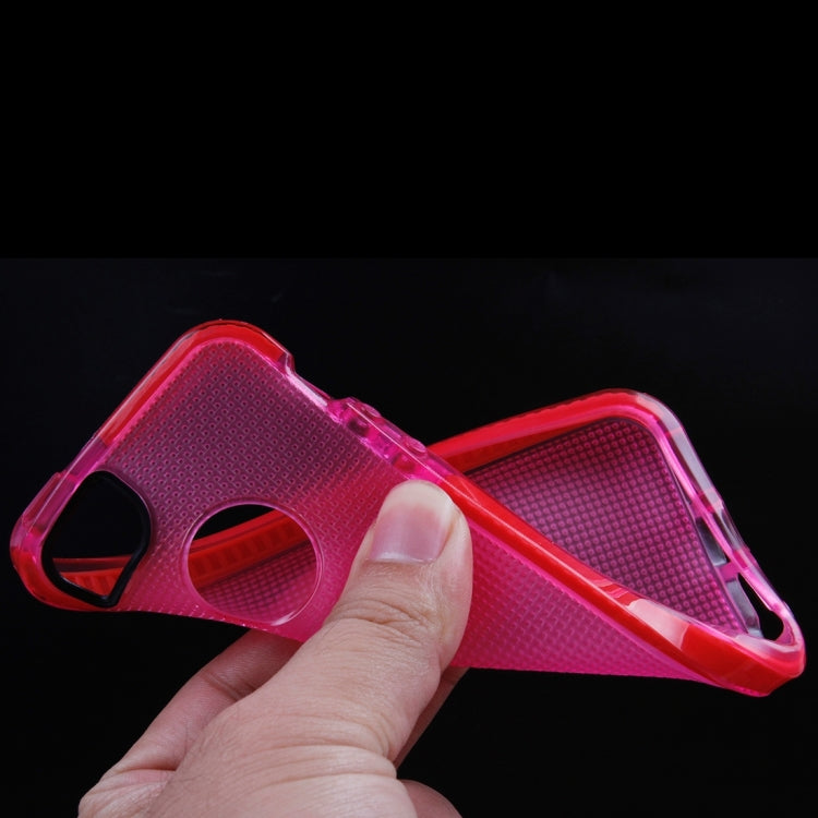 For iPhone 5 & 5s & SE Weaving Texture Transparent TPU Protective Case