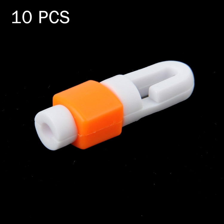 10 PCS Earphone Headphone Wire Cable Line Protective Cover Winder Cord Wrap Organizer