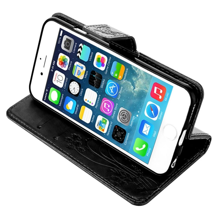 For iPhone 5 & 5s & SE Crazy Horse Texture Printing Horizontal Flip Leather Case with Holder & Card Slots & Wallet & Lanyard